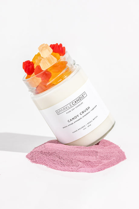 candy crush soy wax candle