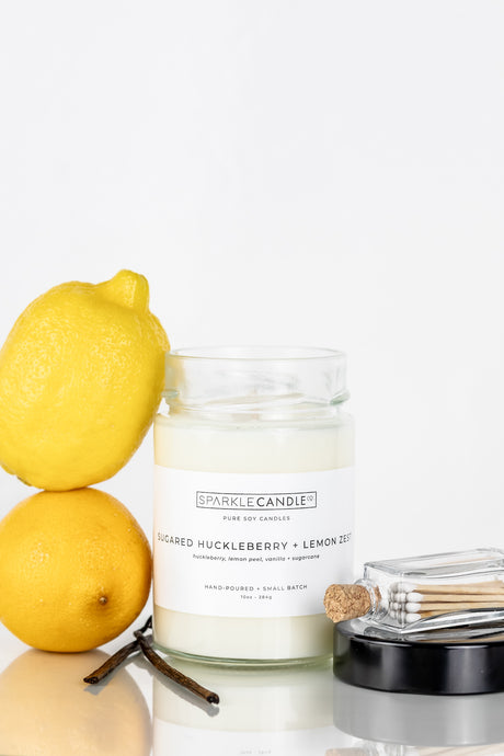 Sugared Huckleberry + Lemon Zest - 10oz