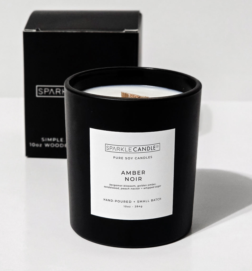 Amber Noir - Limited Edition Black Tumbler