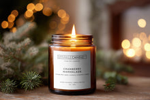 Load image into Gallery viewer, cranberry-scented-soy-wax-holiday-christmas-candle