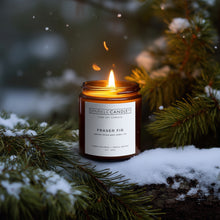 Load image into Gallery viewer, fraser-fir-scented-soy-wax-candle-christmas-tree