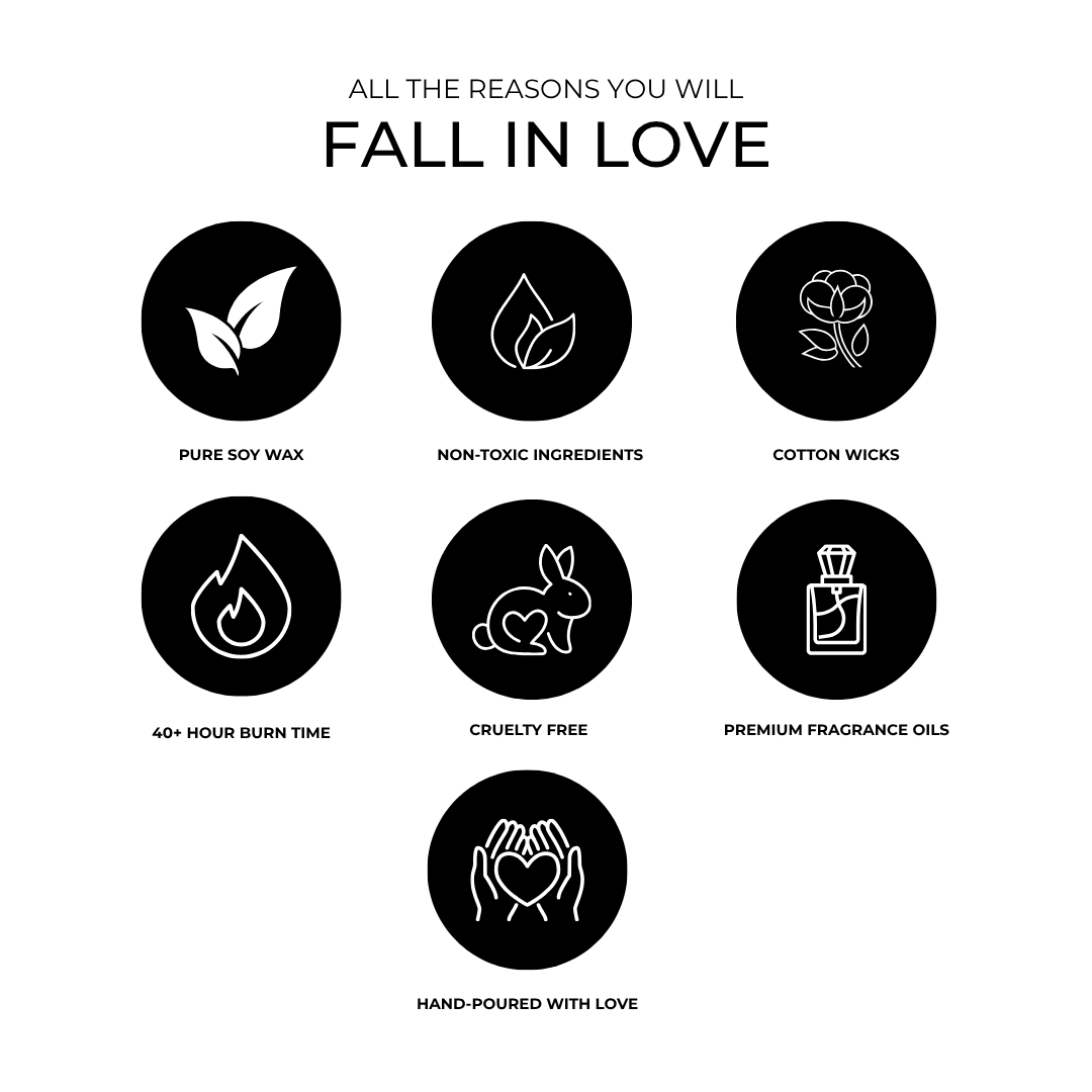 List of reasons for choosing a product with icons and text on a white background